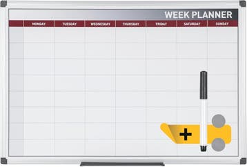 Magnetische Weekplanner 60x45cm - Retour deal, weg is weg, Huis en Inrichting, Verzenden, Zo goed als nieuw, Magneetbord