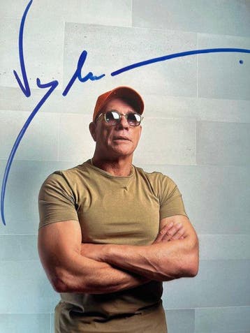 Jean Claude van damme - Jcvd photo signée