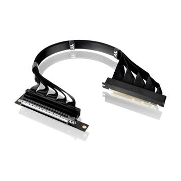Thermaltake PCI-E 4.0 | Dual 90 graden stijgkabel | 400 mm, Ophalen of Verzenden