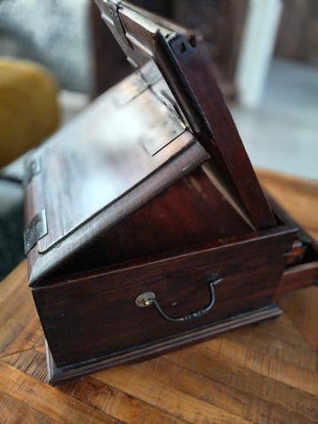 Sieradendoos - Spiegel, Elm - Sieraden kastje Azië