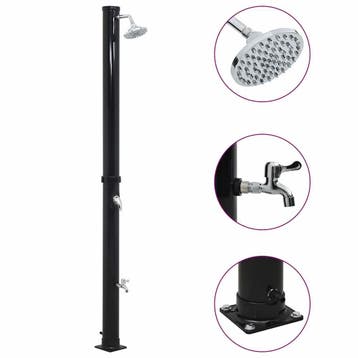 vidaXL Solardouche 20 L 220 cm zwart, Verzenden, Nieuw