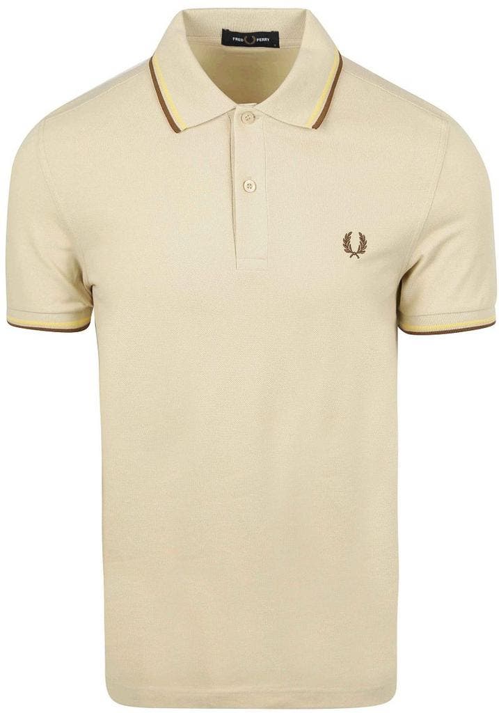 Fred Perry M3600 Polo Ecru Y56 maat Maat 48/50 (M) Heren, Kleding | Heren, Polo's, Beige, Nieuw, Maat 48/50 (M), Verzenden