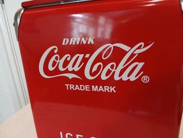 Coca-Cola - Glacière - Métal - Grosse CocaCola vintage k