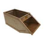 Magazijnbak 315x150x145 mm grijs metaal met grijpopening, Ophalen of Verzenden