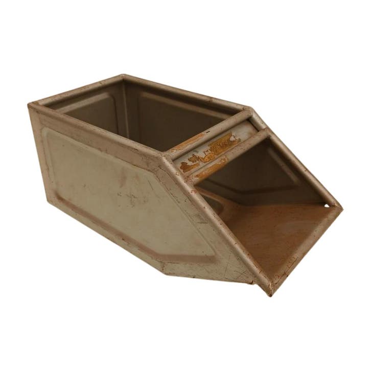 Magazijnbak 315x150x145 mm grijs metaal met grijpopening, Articles professionnels, Aménagement de Bureau & Magasin | Entrepôt, Rayonnage & Stockage