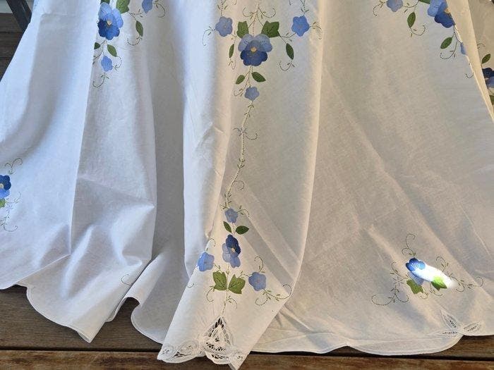 Nappe (13) - 229 cm - 234 cm, Antiquités & Art, Tapis & Textile