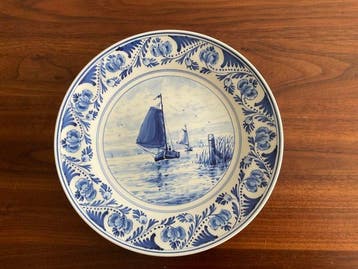 De Porceleyne Fles, Delft - Assiette murale - Poterie, Antiquités & Art