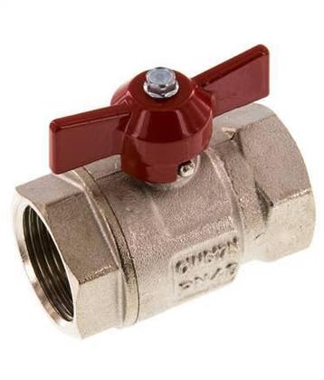 Robinet à boisseau sphérique compact à 2 voies en laiton, Verzenden
