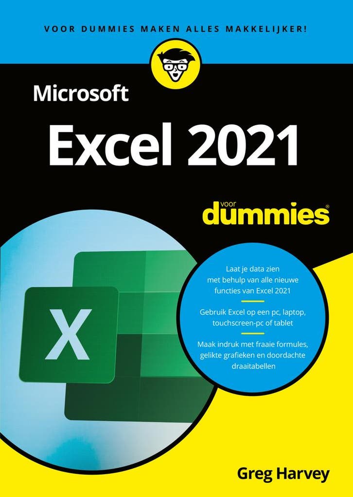 Microsoft Excel 2021 voor dummies / Voor Dummies Greg Harvey, Boeken, Informatica en Computer, Gelezen, Verzenden