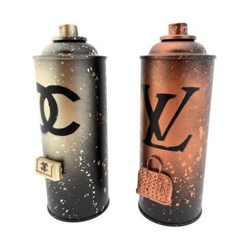 WhyCreationz (XX-XXI) - Chanel + Louis Vuitton 3D Spraycan