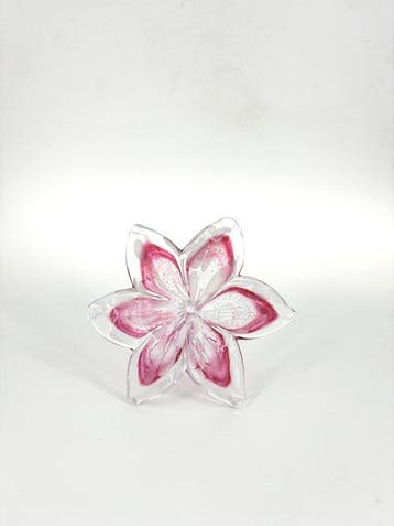 Tafelmiddenstuk (2) - Glas - Bloemen in Kunstglas