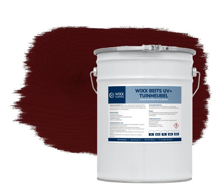 Wixx Tuinmeubelbeits UV+ Mahonie 10L, Bricolage & Construction, Peinture, Vernis & Laque, Envoi