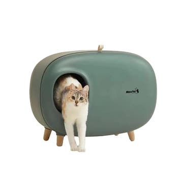 MaxxPet Kattenbak 60x38x45cm - Groen (Katten toebehoren), Ophalen of Verzenden, Nieuw