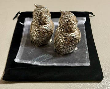 Moda Argenti - Beeldje - Lucky OWL Pair - 321 g (2) - 925