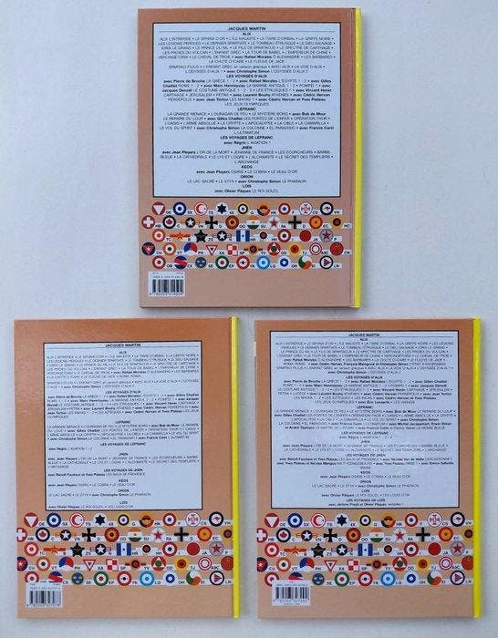 Jacques Martin - Les Voyages de Lefranc - LAviation T1 à T3, Livres, BD