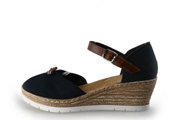 Rieker Espadrilles in maat 39 Blauw, Kleding | Dames, Schoenen, Espadrilles, Gedragen, Rieker, Verzenden