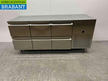 RVS Mercatus Koelwerkbank 6 laden 175,5 cm 230V Horeca, Ophalen of Verzenden
