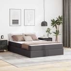 vidaXL Opslag bed met matras met matras met opslag 2 pcs, Verzenden