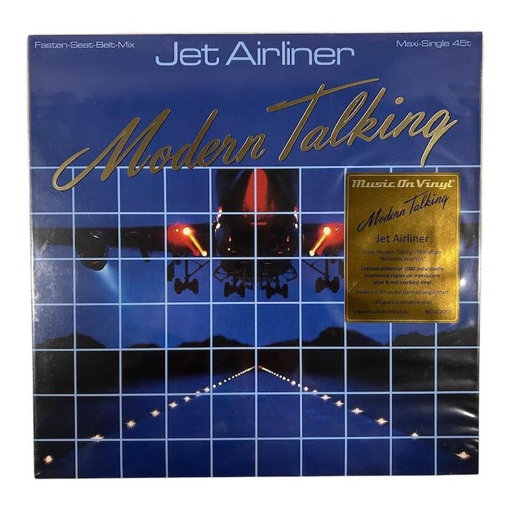 Modern Talking - Jet Airliner Limited Edition Blue & Red, CD & DVD, Vinyles | Autres Vinyles, Envoi