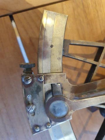 Sextant - Gegoten messing, Mahonie - T. COOK LONDON