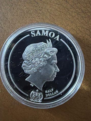 Samoa. 1/2 Dollar 2020 Harry Potter - Lord Voldemort - 1 oz