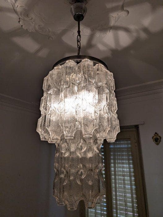 Kroonluchter - Glas, Antiek en Kunst, Antiek | Verlichting