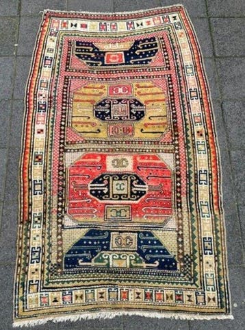 Kazak Kokshetau - Tapijt - 235 cm - 140 cm - Kazak tapijt, Nieuw
