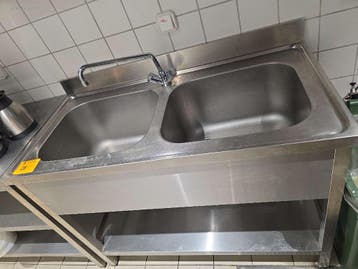 dubbel spoeltafel, Zakelijke goederen, Horeca | Keukenapparatuur, Nieuw in verpakking