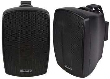 Adastra BH4 Zwarte Speakerset 60 Watt Binnen En Buiten 4, Nieuw