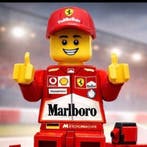 Lego MOC (My own creation) - Michael Schumacher – Ferrari