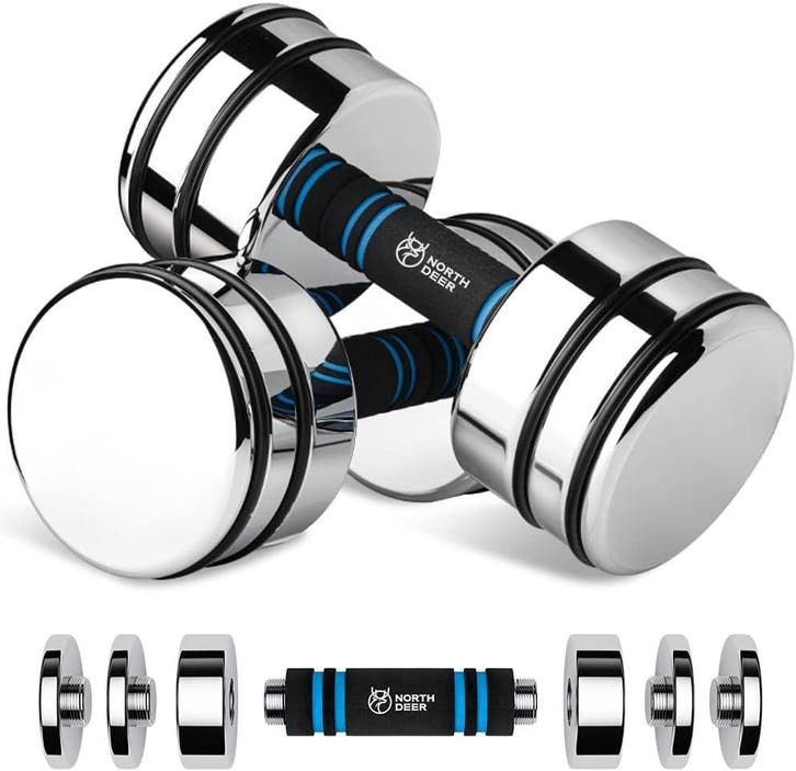 Verstelbare Halterset 5kg | Tweede kansje | Compact & Pro, Sports & Fitness, Équipement de fitness, Envoi