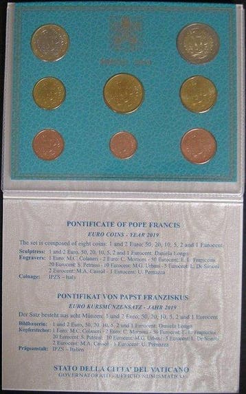Vaticaan. Year Set (BU) 2019 (Zonder minimumprijs)