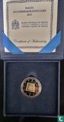 Malta 2 euro 2015 (PROOF) Proclamation of the Republic i..., Postzegels en Munten, Munten | Europa | Euromunten, Verzenden, Overige landen