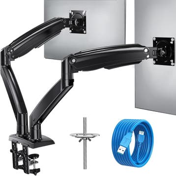 Dubbele Monitorarm -58% | Retour Deal | Ergonomisch werken, Verzenden