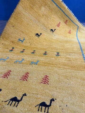 Gabbeh - Tapis - 182 cm - 122 cm, Maison & Meubles
