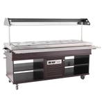 Gekoeld Buffet | Hout/RVS | 5x 1/1 GN | +4°C/+8°C |, Verzenden, Nieuw in verpakking