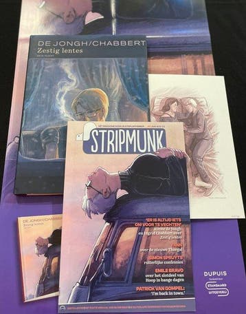 Zestig lentes - Luxe HC - opdrachttekening / extras - 1, Boeken, Stripverhalen, Nieuw
