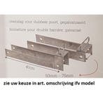 Overslag 75mm voor houten weidepoort (bout en moer