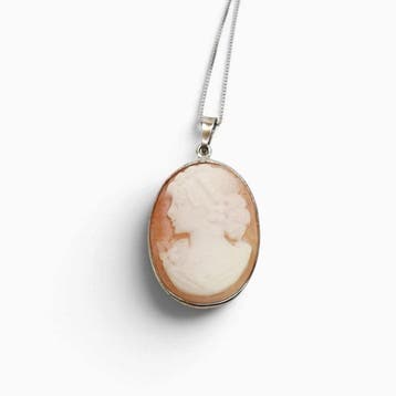 Zilver - Ketting met hanger - Italiaans vakmanschap, Antiek en Kunst
