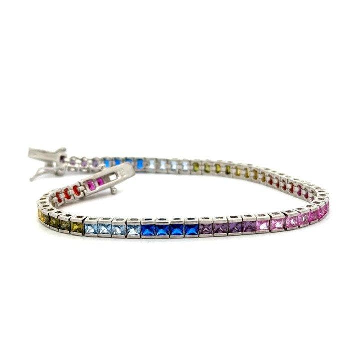 Zonder minimumprijs - Armband Zilver - Regenboog, Handtassen en Accessoires, Armbanden