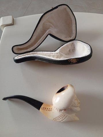 Sans prix de réserve - Pipe en écume de mer - écume de mer -, Nieuw