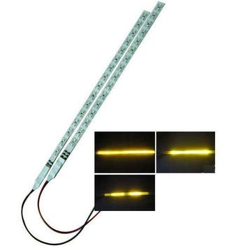 LED Knight Rider strip - ORANJE - 30 cm - 12 volt, Verzenden, Nieuw