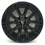 Porsche Panamera 971 21 ExclusiveDesign zwart met banden 8MM, Ophalen, Gebruikt, Banden en Velgen, 21 inch