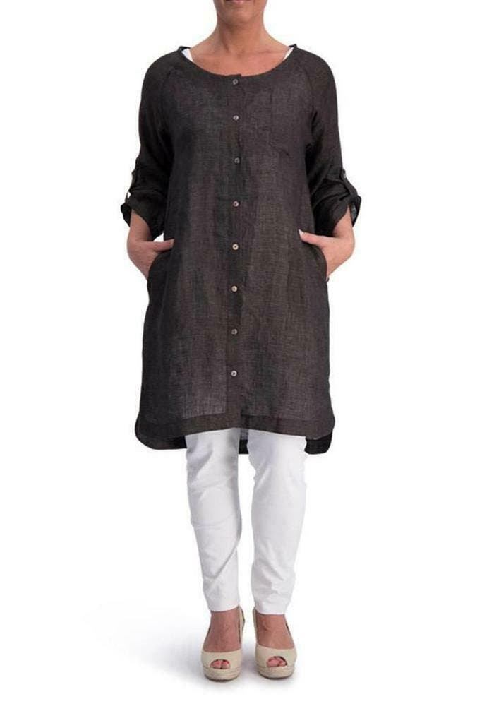 Blouse Gaya Ophilia linen maat 40/42, Kleding | Dames, Blouses en Tunieken, Verzenden