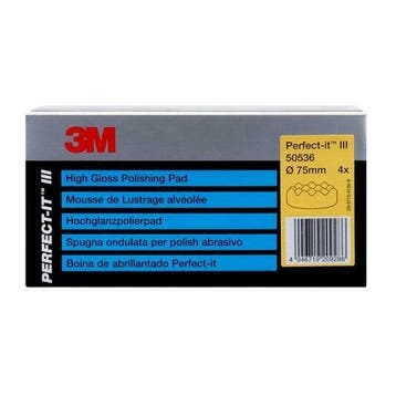 3M 50536 wafelpad geel 76mm 4 stuks 3M-50536, Verzenden, Nieuw