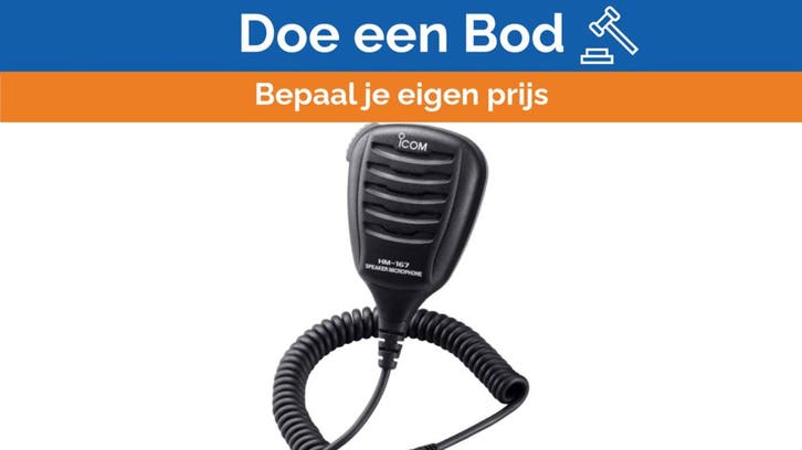 Bieden: Icom IC-M1V Marine Handheld Speaker Microphone HM-1, Sports nautiques & Bateaux, Instruments de navigation & Électronique maritime