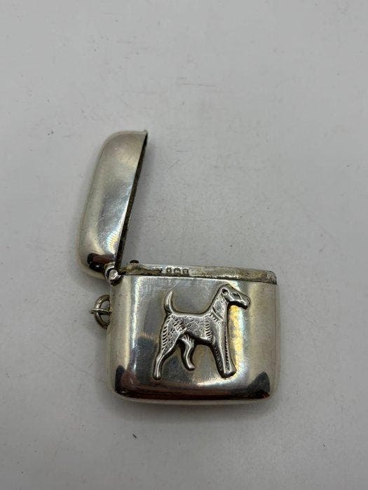 Vesta doosje - GEEN RESERVE, Engels zilver 925, Antiquités & Art, Antiquités | Argent & Or