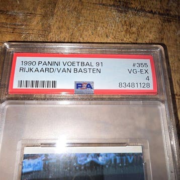 1991 Panini Voetbal 91 Marco van Basten, Frank Rijkaard,