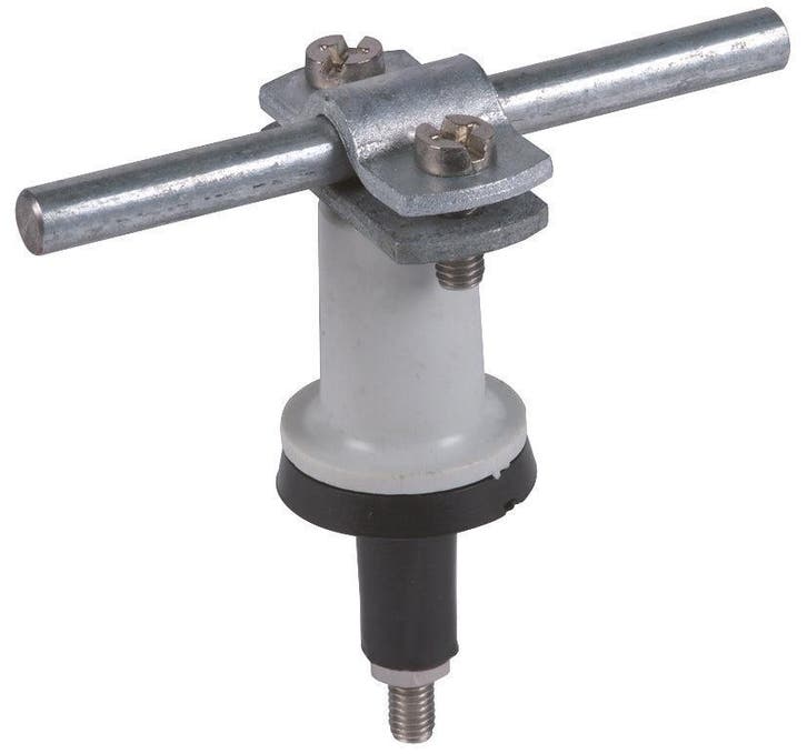 Support de conducteur de toit Dehn avec taquet à deux vis et, Doe-het-zelf en Bouw, Elektriciteit en Kabels, Verzenden