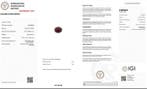 1 pcs Rood, Bruin Spinel - 2.52 ct - International